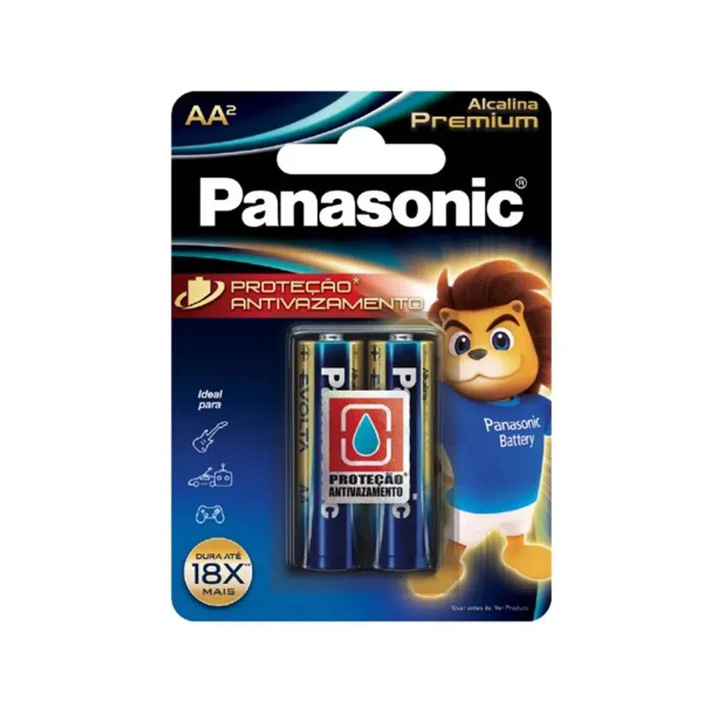PILHA PANASONIC PREMIUM  AA 2UN