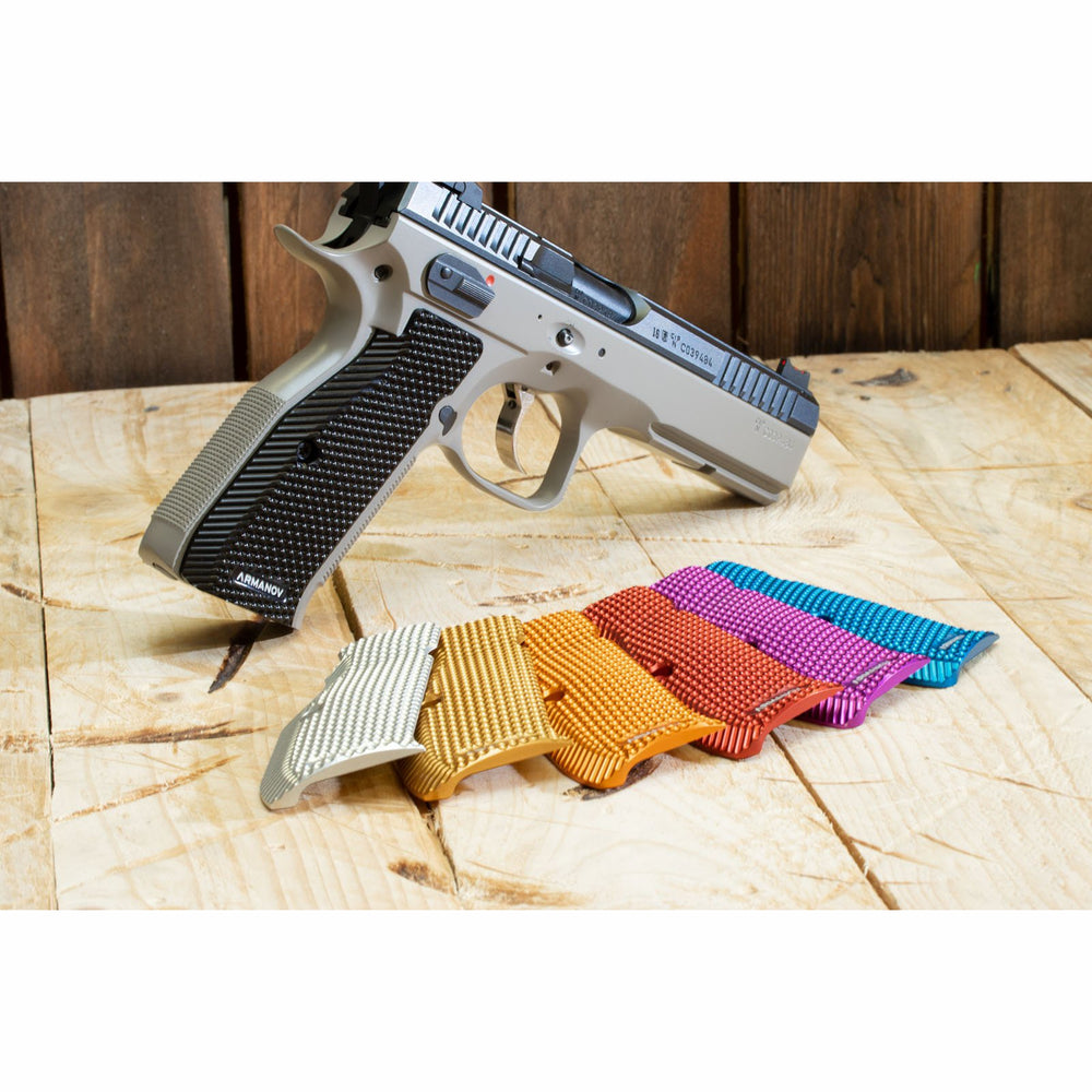 ARMANOV SPIDERGO PISTOL GRIP CZ SHADOW 2 LONG S PRATA